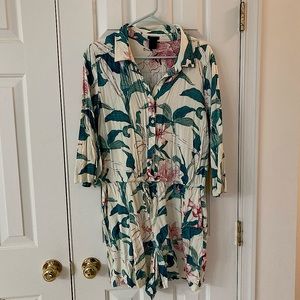Ann Taylor summer button down romper